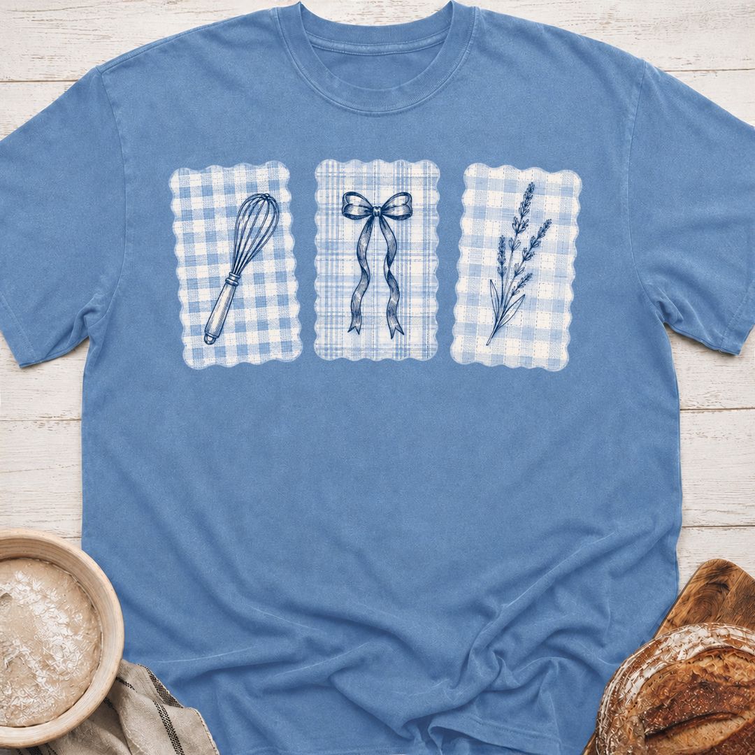Gingham Baking Trio T-Shirt